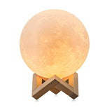 Rechargeable 3D Printed Moon Lamp Creative Gift