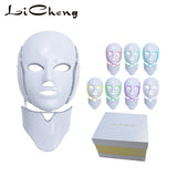 Licheng LED Facial Mask  7 Colors Light  Korea Photon Therapy Skin Rejuvenation Face Care Treatment Beauty Anti Acne Whitening